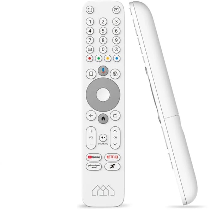 Homatics Premium Android TV BT Afstandsbediening – Google Assistent (Big)