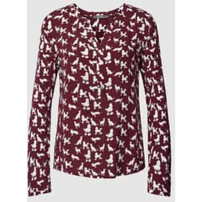 Blouseshirt met all-over motief