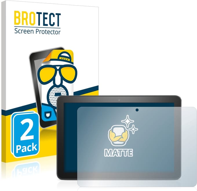 BROTECT - Screenprotector voor Amazon Fire HD 8 Plus 2020 (10. Gen.) - Folie Beschermfolie matte 2 Stuks