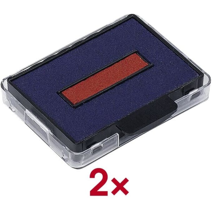 Stempelkussen Trodat Professional 6/50/2 2 stuks blauw en rood