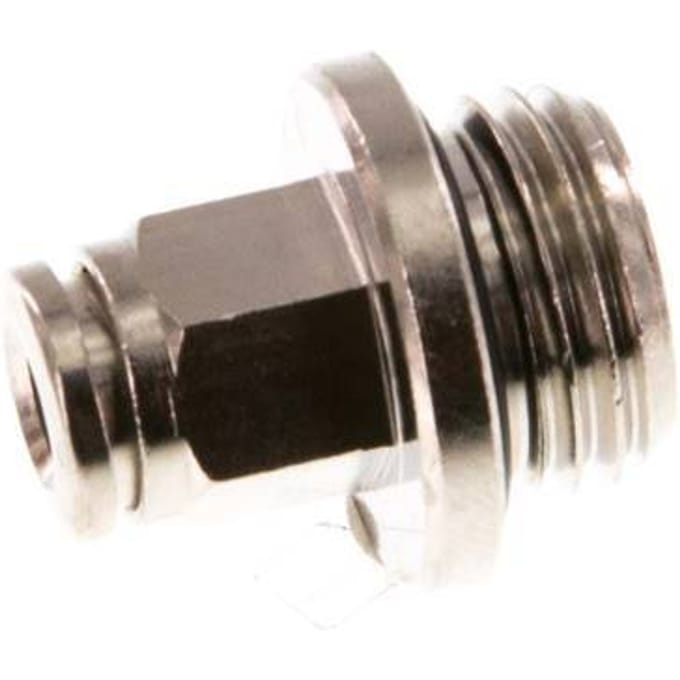 4mm x G1/4'' Messing Insteekfitting Buitendraad NBR [2 Stuks]
