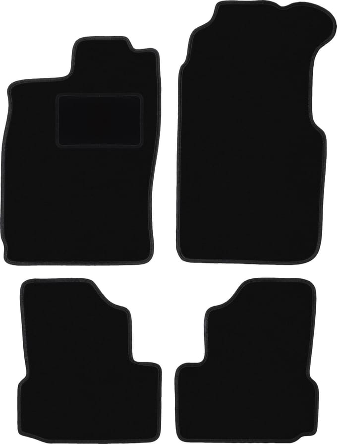 Zwarte veloursmatten voor: Saab 900 II cabriolet (1994-1995)