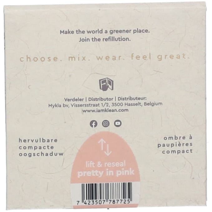 i.am.klean Compacte Minerale OogschaduwMake up - Make up - Oogschaduw - Mooi in roze