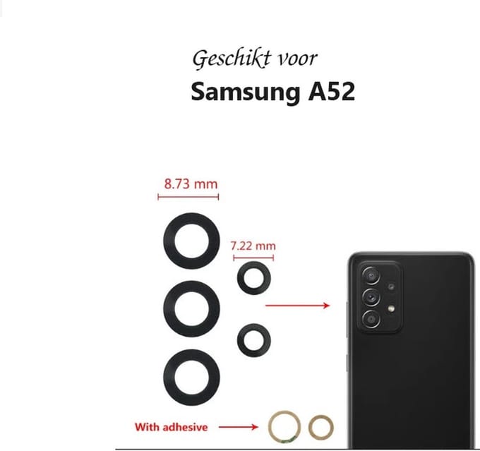Samsung Galaxy A52 Camera Lens