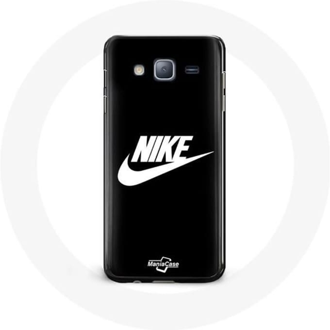 Coque - Nike - Samsung Galaxy J3 2016 - Souple - Protection - Noir Blanc blanc