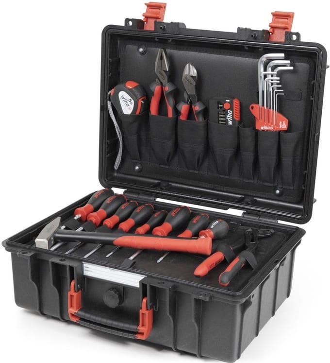 Wiha 9300-71403 Gereedschapskoffer Basic Set L Mechanisch - 18 delig - 45531