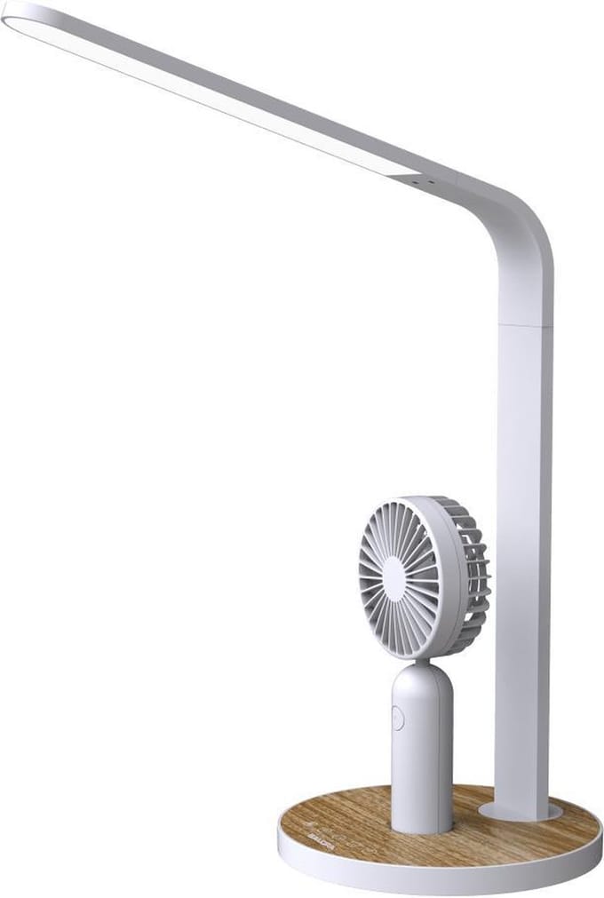 Salora TLF450 - Lamp - afneembare mini ventilator - 330 lumen - Dimbaar - Zuinig
