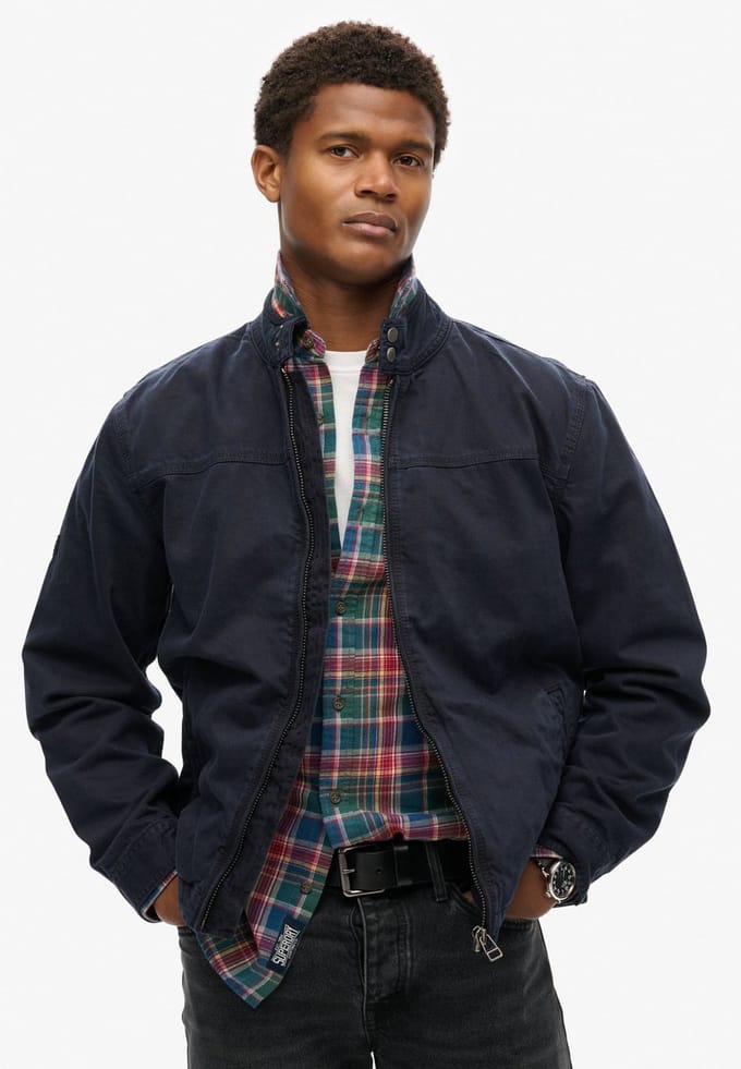 Superdry - Klassieke Harrington jas - Heren - Buitenjassen