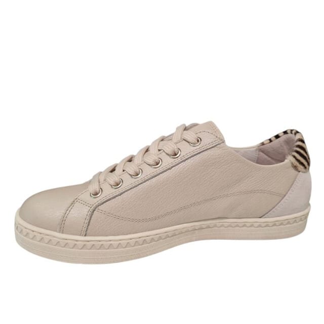 Aqa Leren Lage Dames Sneakers - Grijs - 39
