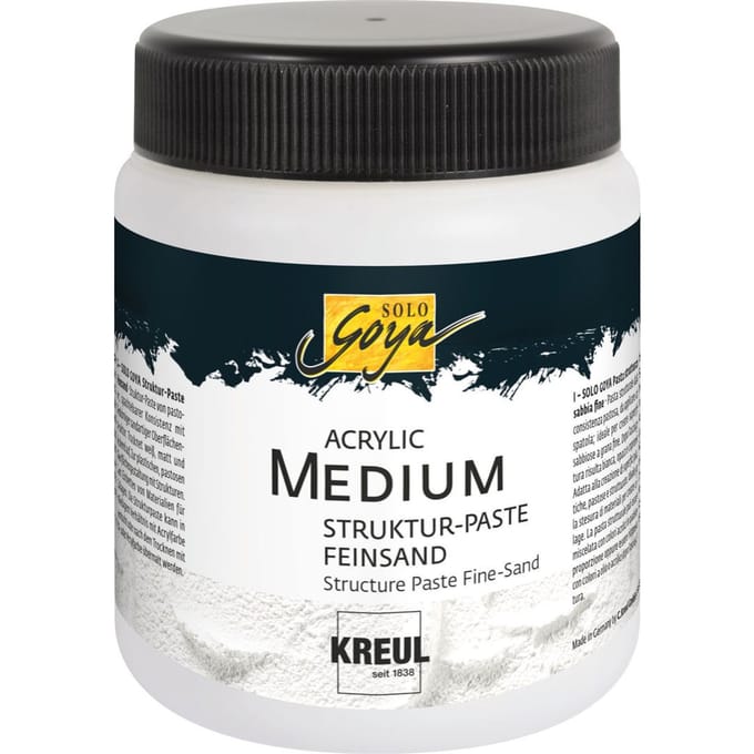 Acryl Medium Structure Paste Fijn Zand - 250 ml