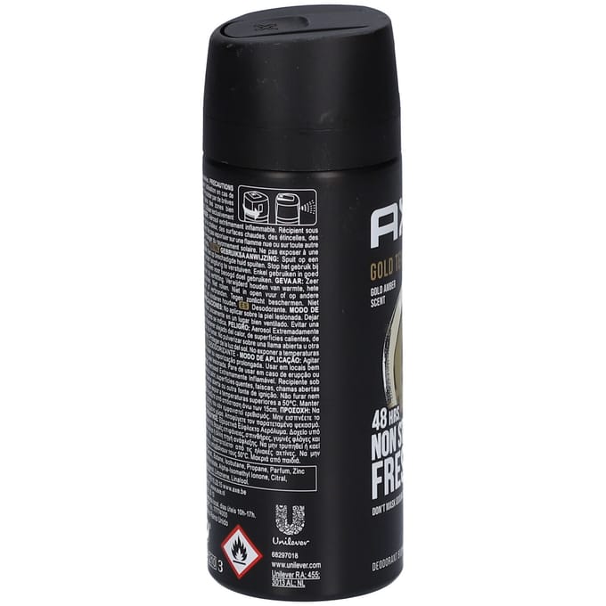 Axe Gold Temptation Deodorant Spray 48h Amber 150