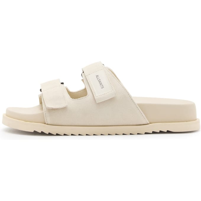 AllSaints Vex Sandal Chalk White Größe: 46 | Flip-Flops Outlet | Herren | Weiß