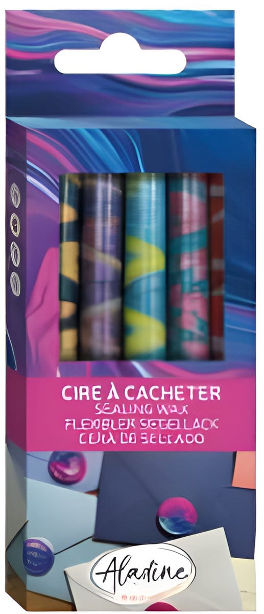 Aladine waxsticks set 5 stuks cameleon voor creatieve hobby’s.