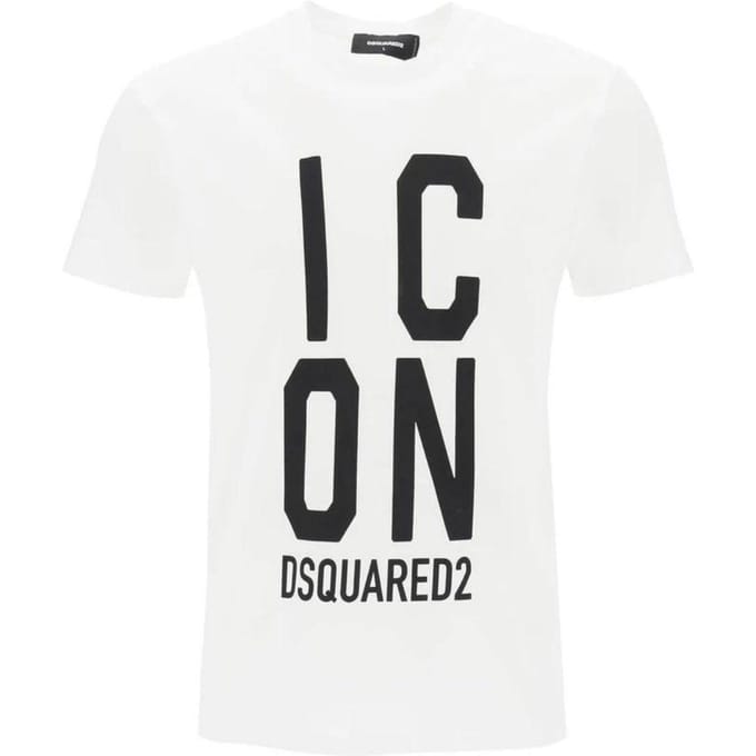 DSquared2 Unisex volwassen Icon Logo Cool Fit T-shirt (Wit)