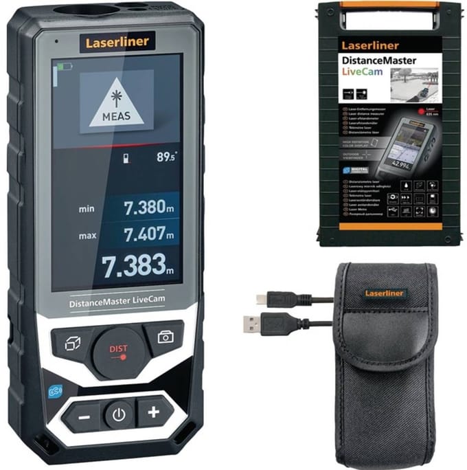 Laserliner DistanceMaster LiveCam Laserafstandsmeter 150 m