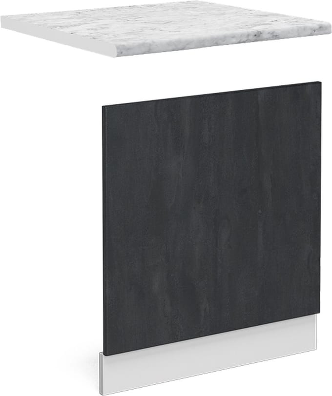 Vicco R-Line Frontpaneel – 60 cm WB Marmer Zwart beton