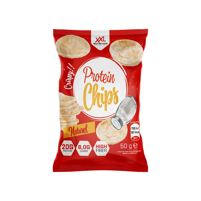 XXL Nutrition Protein Chips Natural 1 Zakje 50 gram