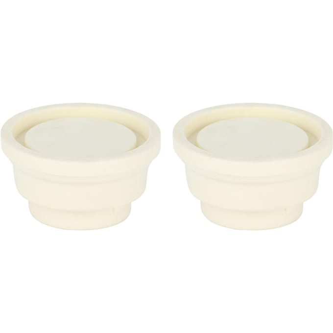 2 Stuks Zwembadladder Rubberen Plug Ladder Veiligheidsbumper Zwembadaccessoire white