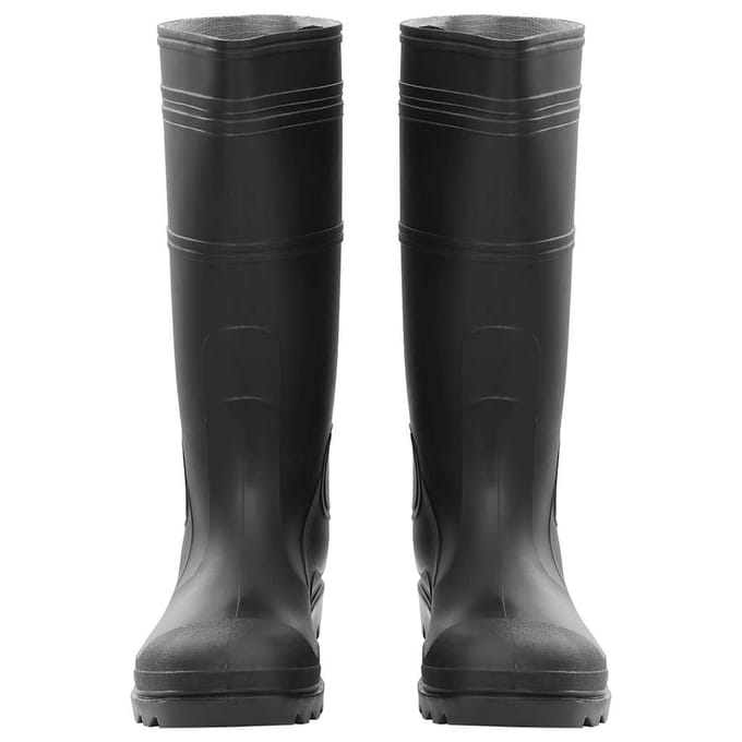 vidaXL Regenlaarzen maat 45 PVC zwart