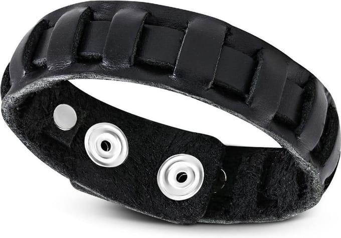 Amanto Armband Aik - Leer - 20mm - 20-23cm
