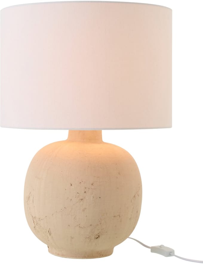 J-Line tafellamp Bal - keramiek - beige