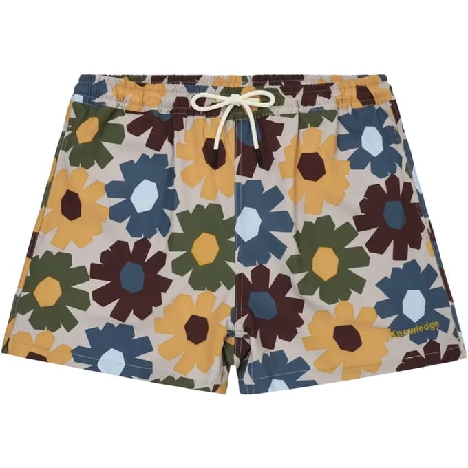 Bedrukte zwemshort KnowledgeCotton Apparel