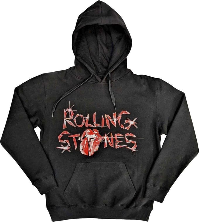 The Rolling Stones - Hackney Diamonds Glass Logo Hoodie/trui - S - Zwart