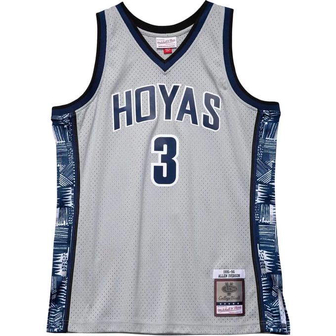 Basketbaltanktop voor heren NCAA Swingman Jersey N.3 Allen Iverson Geohoy