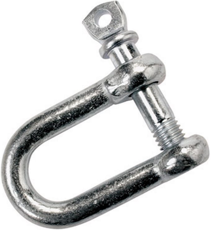D-Sluiting M8 Verzinkt – Gesmede Harpsluiting / Ankerschalm voor Kabels en Kettingen – TOOLTECH