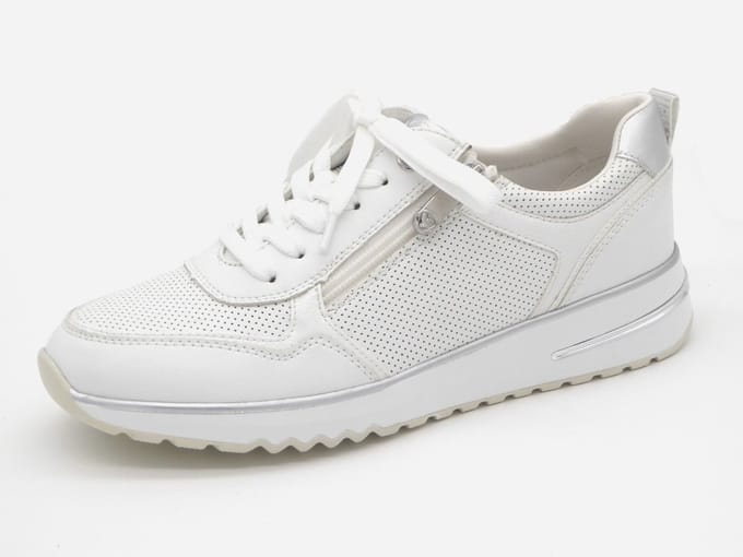 Marco Tozzi Dames Sneaker - 23770-197 Wit - Maat 38