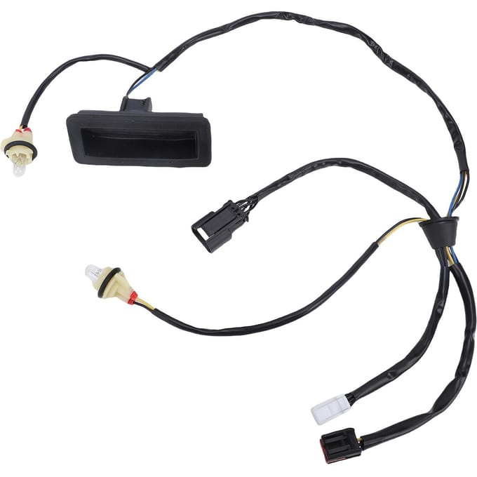 Achterklep Handgreep Schakelaar LR083610 Achterklep Ontgrendelschakelaar Vervanging voor Land Rover Freelander 2 black