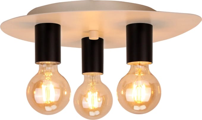 Chericoni Colorato Plafondlamp - 3-lichts - Zwart - Metaal