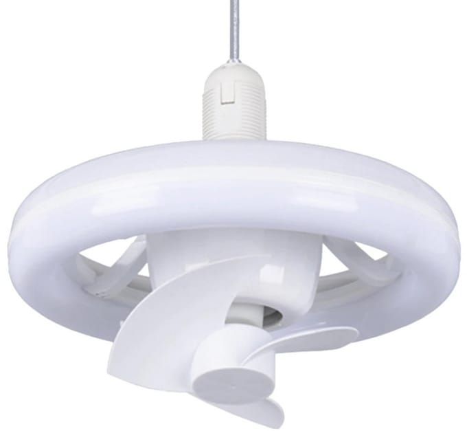Nivard Plafondventilator - Met Verlichting - Plafond Ventilator - Met Lamp - Plafonniere Met Ventilator - Met Licht - Wit