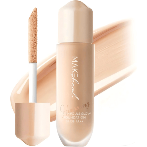 Makeheal 1.P.L Ampoule Glow Foundation Set - 4 kleuren #21-C Peony