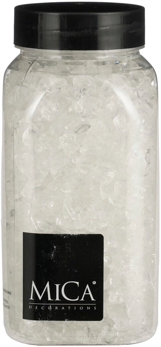 Glas Brokken Transparant Medium 650ml - Mica Decorations