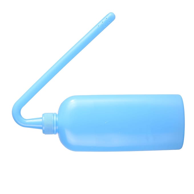 Bouteille de nettoyage portable en plastique de 230 ml pour sac de colostomie, outil de lavage, accessoire white
