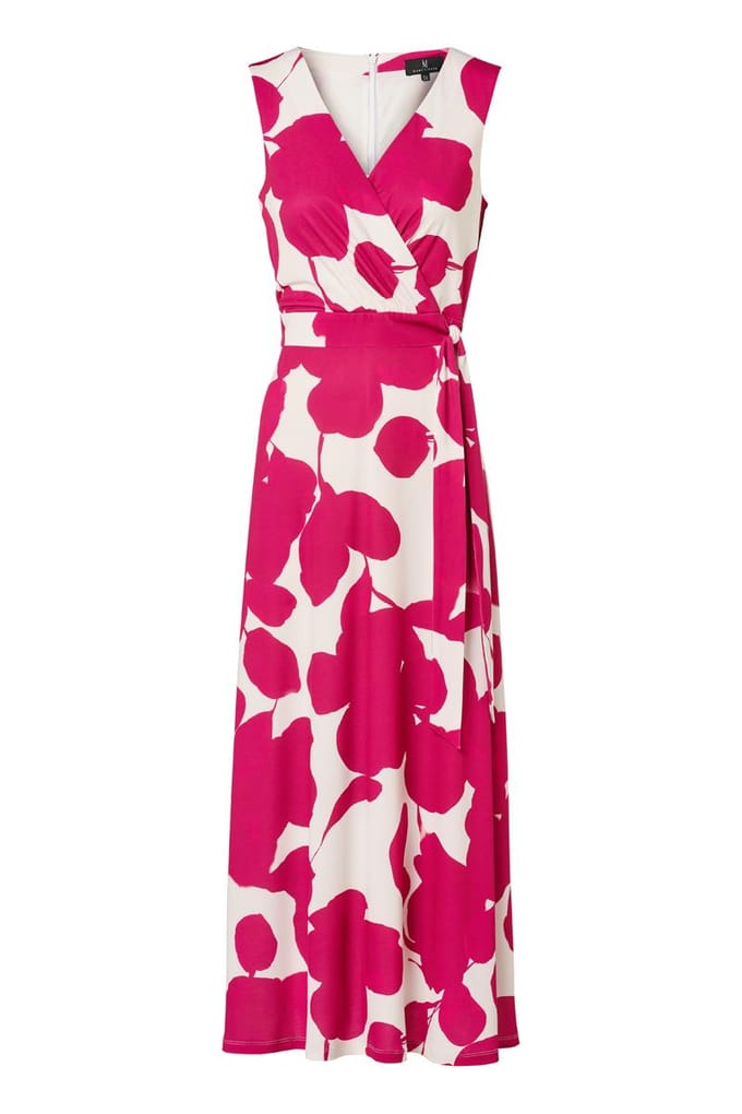 Reggy Print Jurk Offwhite / Roze