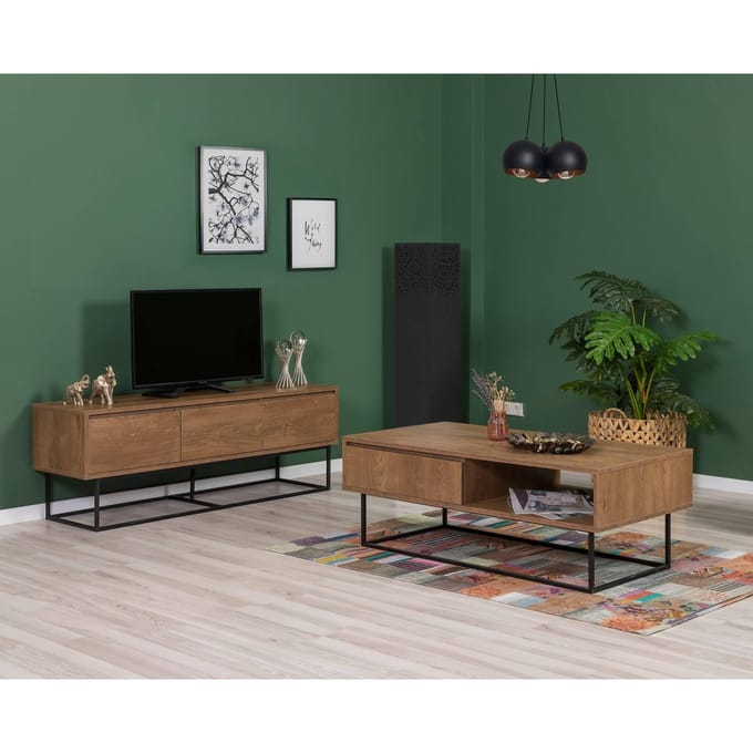Set van TV-meubel en salontafel Laxus | Kalune Design