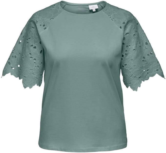 ONLY CARMAKOMA - CARLINA S/S O-NECK TOP JRS - Dames - T-shirts