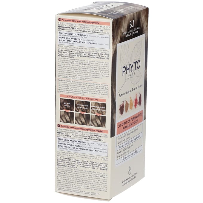 Phyto Phytocolor 8.1 Light Ash Blonde 1 Set