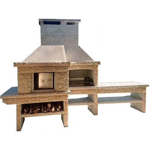 My Barbecue Granieten barbecue met oven GR66F