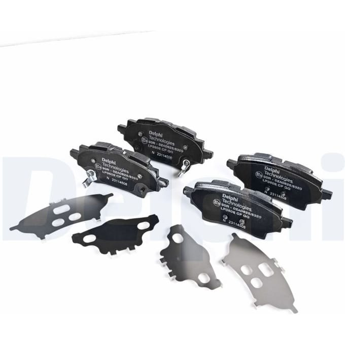 Remblokset DELPHI LP3608, achter