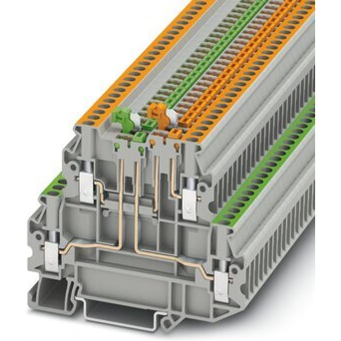 Phoenix Contact 3044670 Meetscheidingsklem 5.2 mm Schroeven Grijs 50 stuk(s)