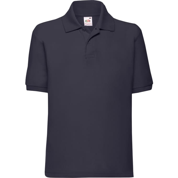 Fruit of the Loom Kinder/Kinder 65/35 Poloshirt (Deep Navy)