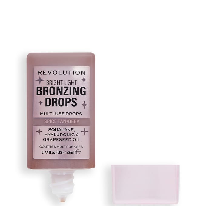 Makeup Revolution Bronze and Glow Drop Duo (Various Shades) - Deep Bronze Spice
