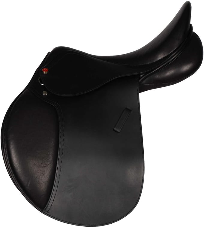 Rossner Canada Veelzijdigheidszadel - Maat: 17,5 Inch - Zwart - Polyester