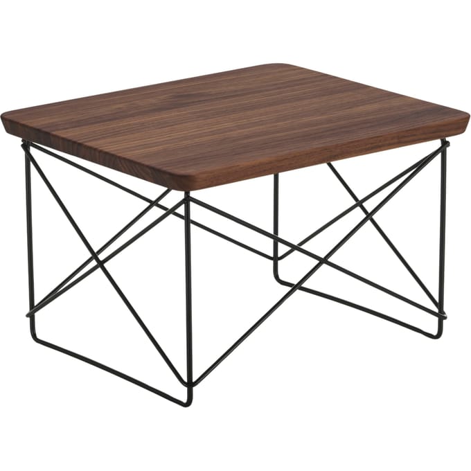 Vitra Bijzettafel LTR - VitraNussbaumMassiv - zwart