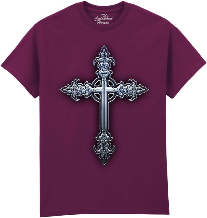 Gotisch Kruis Gothic Cross The Coloured House T-shirt M