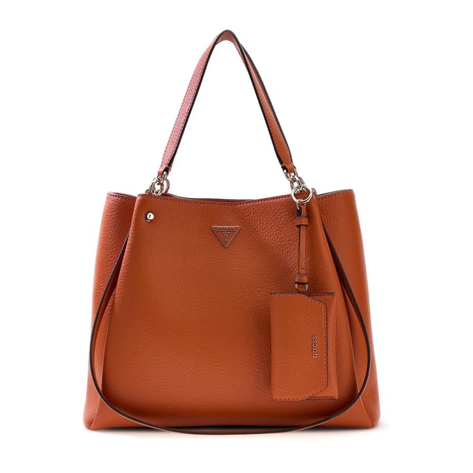 GUESS schoudertas shopper Lorella Girlfriend Tote Ginger oranje