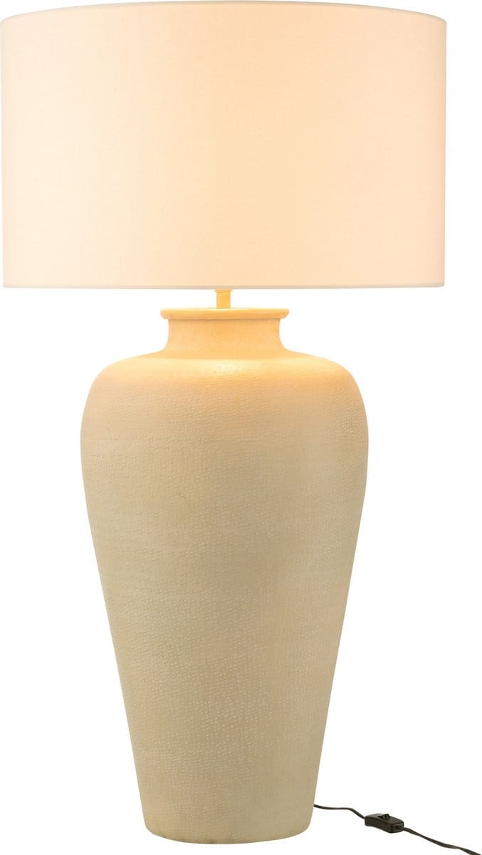 J-Line lamp Cilinder - aluminium - ecru